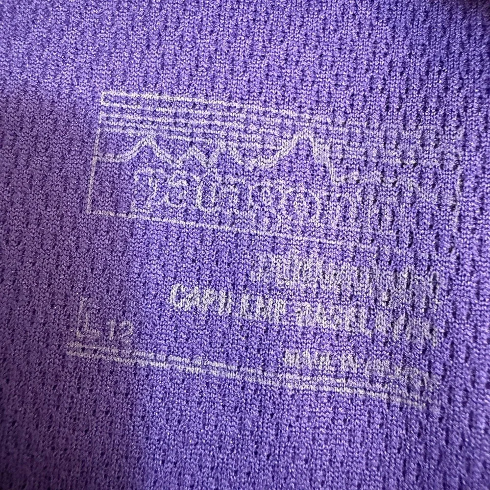Patagonia capeline kids‎ purple long sleeve baselayer size 12